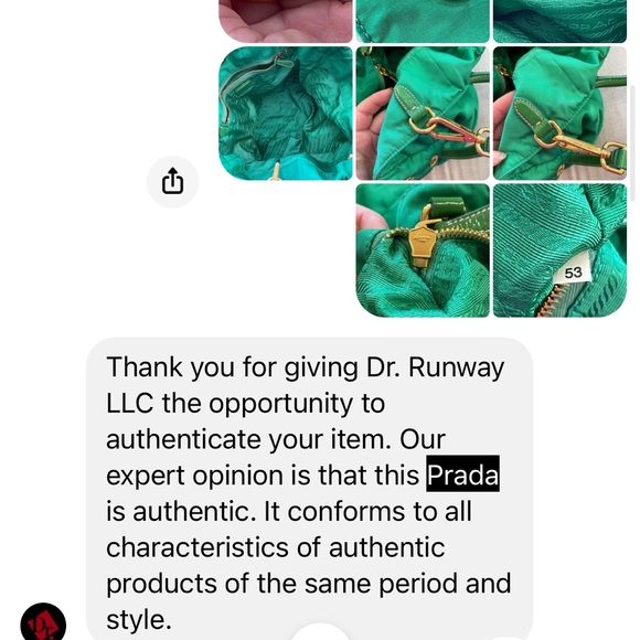 💕Prada Emerald Green Quitled Tote - Picture 4 of 13